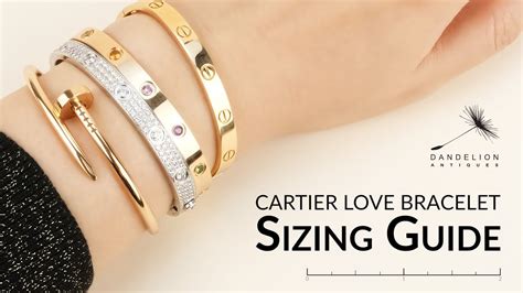 cartier bracelet size chart|bracelet size chart diameter.